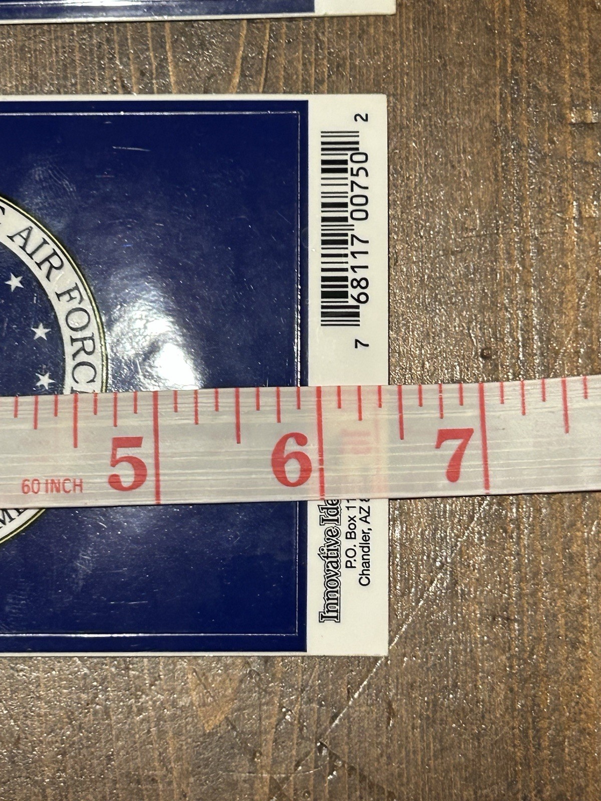 Flag It Self Adhesive Vinyl Decal US Air Force Flag Made In USA Lot Of 2