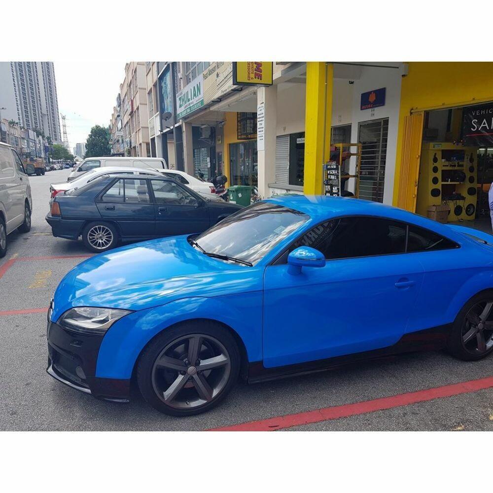 3M 1080 / 2080 Scotchprint Gloss Intense Blue Vinyl Car Wrap Film | G47