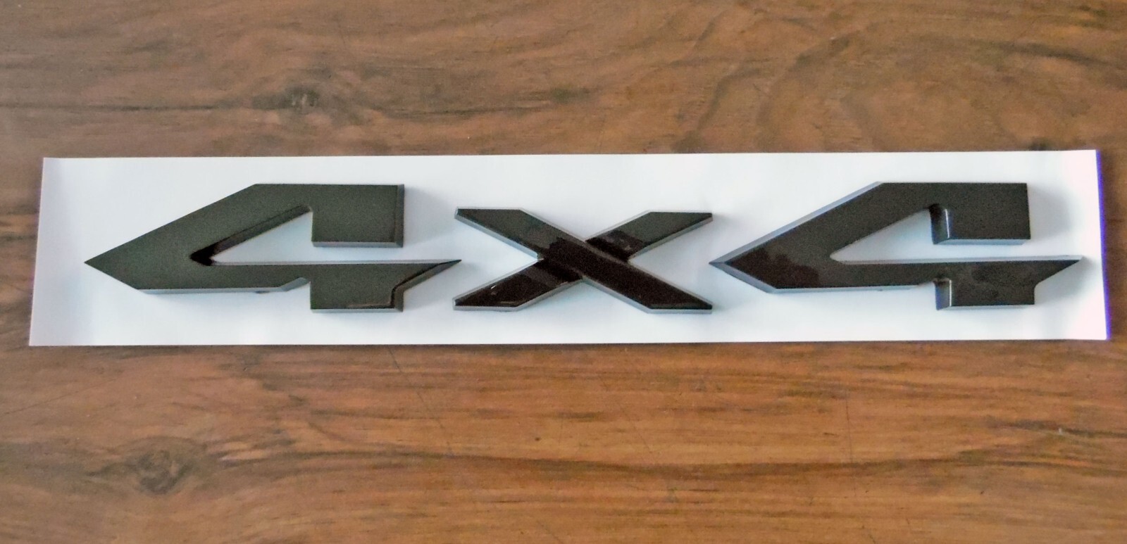 Gloss Black 4×4 Decal 3D Emblem for Trucks, SUV’s etc 9.75″x1.25″ Free US Ship
