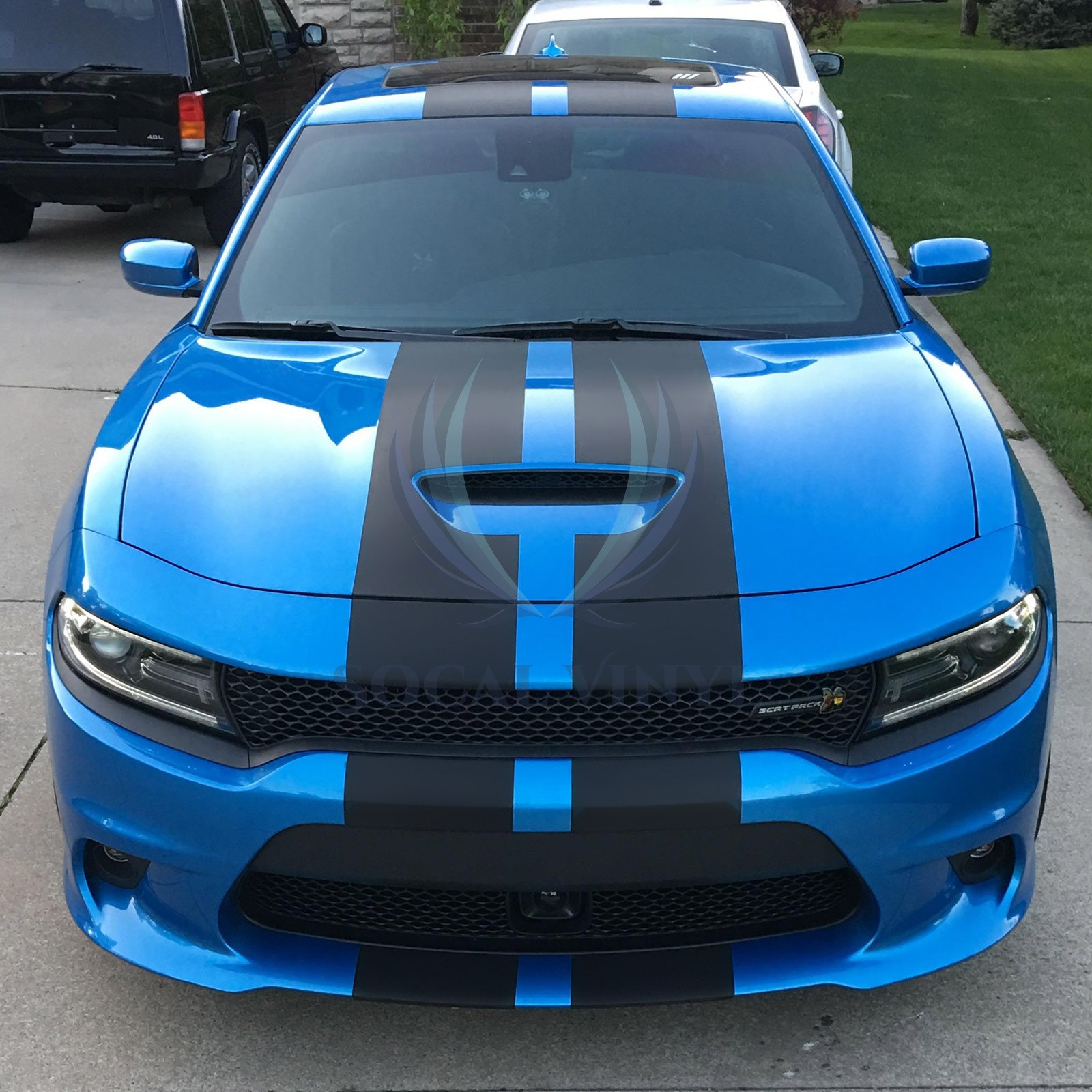3M 1080 2080 Racing Stripes Vinyl Wrap Rally Stripe Decal Sticker Hood Roof