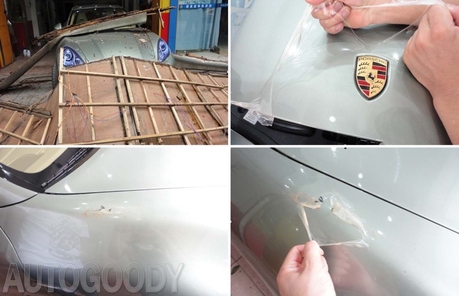 120″x60″ Clear Bra Paint Protection Vinyl Film Wrap Transparent Car Paint Shield