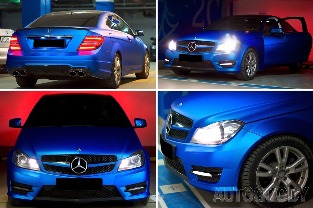 30ft x 5ft Satin Matte Chrome Metallic Deep Blue Vinyl Film Wrap Air Bubble Free
