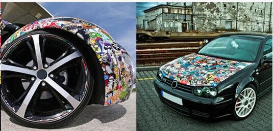 Vinyl Decal Graffiti Panda Car Wrap Sheet Sticker For Laptop Guitar Waterproof