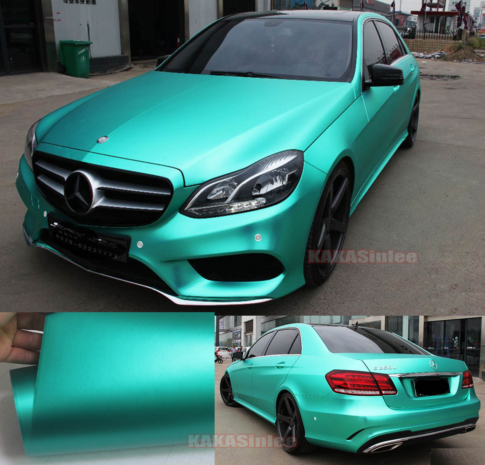 Stretch Car Satin Matte Chrome Metallic Vinyl Wrap Sticker Decal Strip Decors US