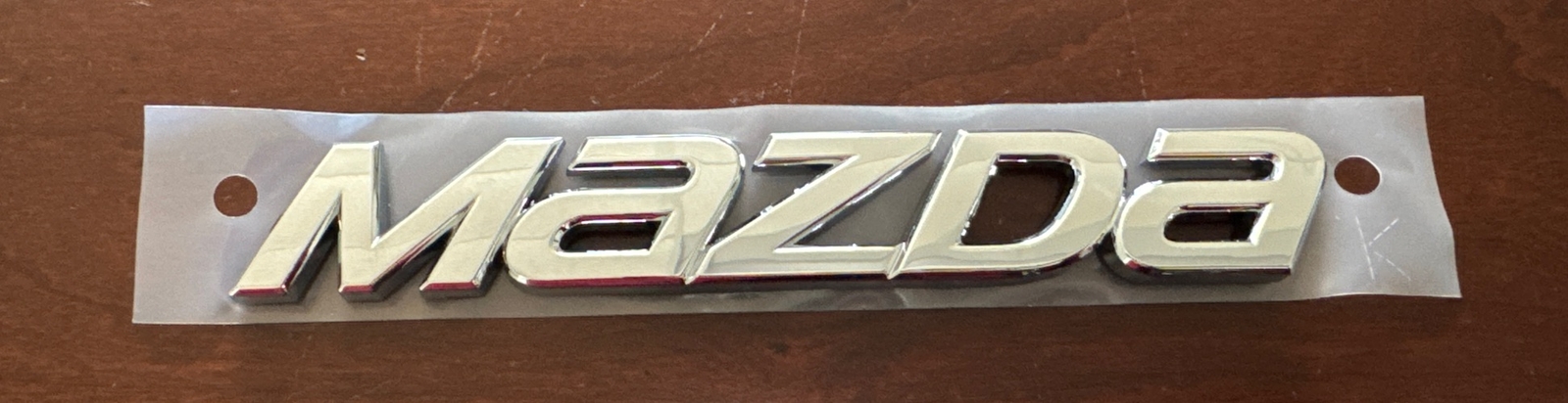 Mazda Chrome “Mazda” Trunk Emblem OEM NEW 2014-2016 Mazda 6 – GHK1-51-711 –