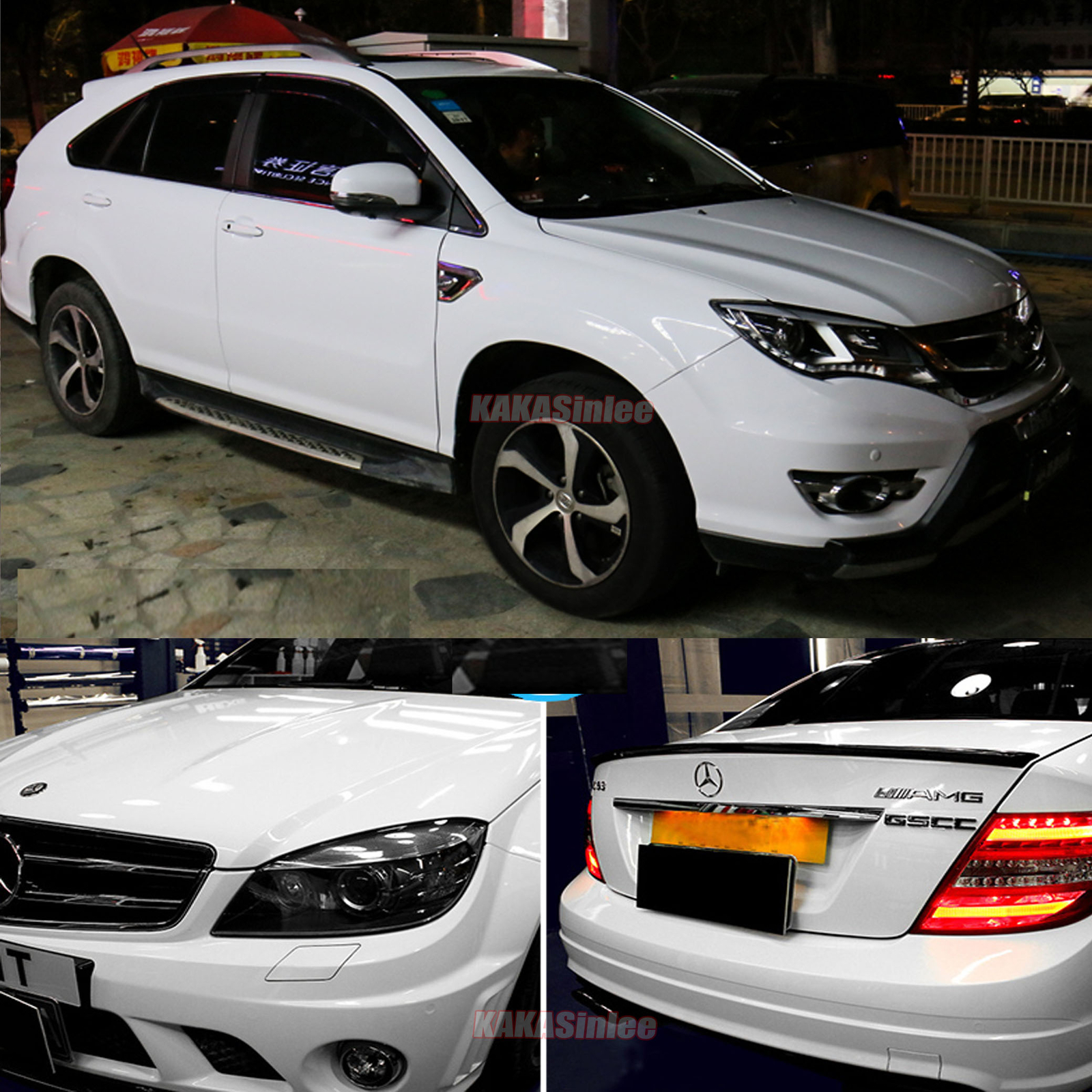 Air Free Stretch Car Paint Gloss Bright Matte Strip Vinyl Wrap Film Sticker US
