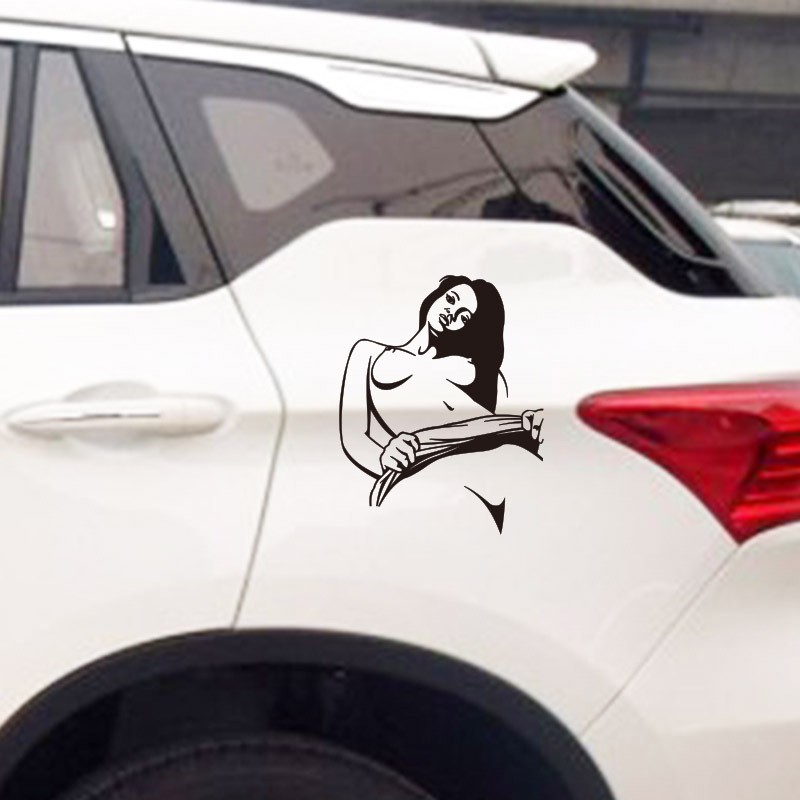 13.2cm*15.8cm Car Carved Reflective Sticker Beautiful Car Stickers Motorcycle