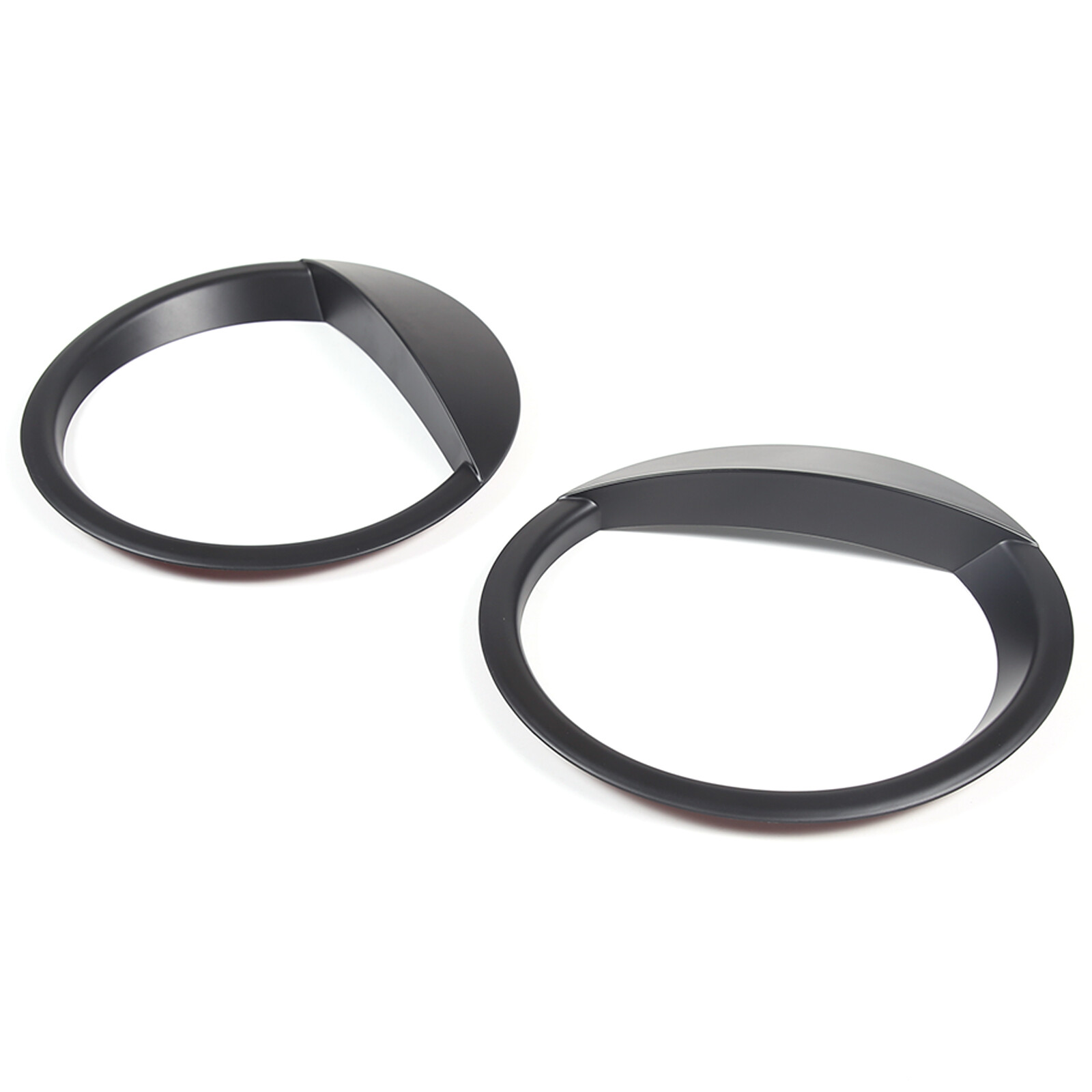 2PCS Matte Black ABS Angry Eyes Headlight Cover For Toyota FJ Cruiser 2007-2021