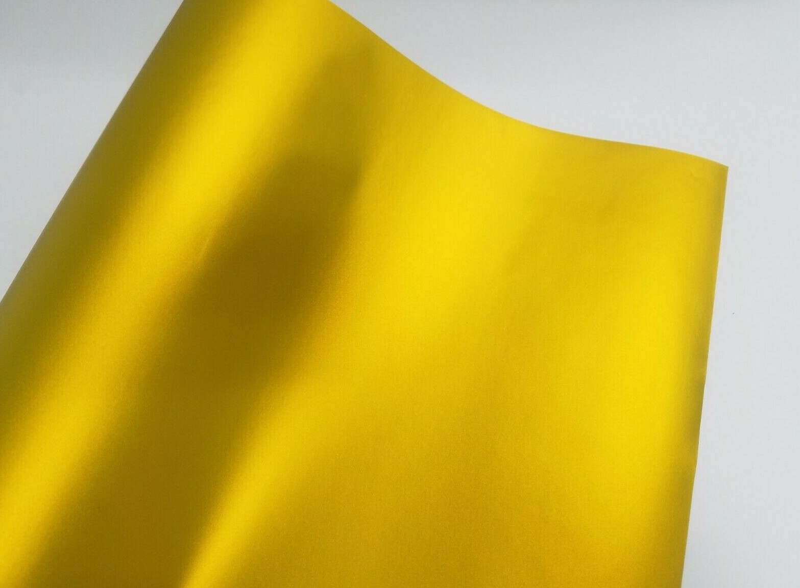 Matte Satin Chrome Yellow Gold Vinyl Car Wrap Auto Decal Sticker Film Roll
