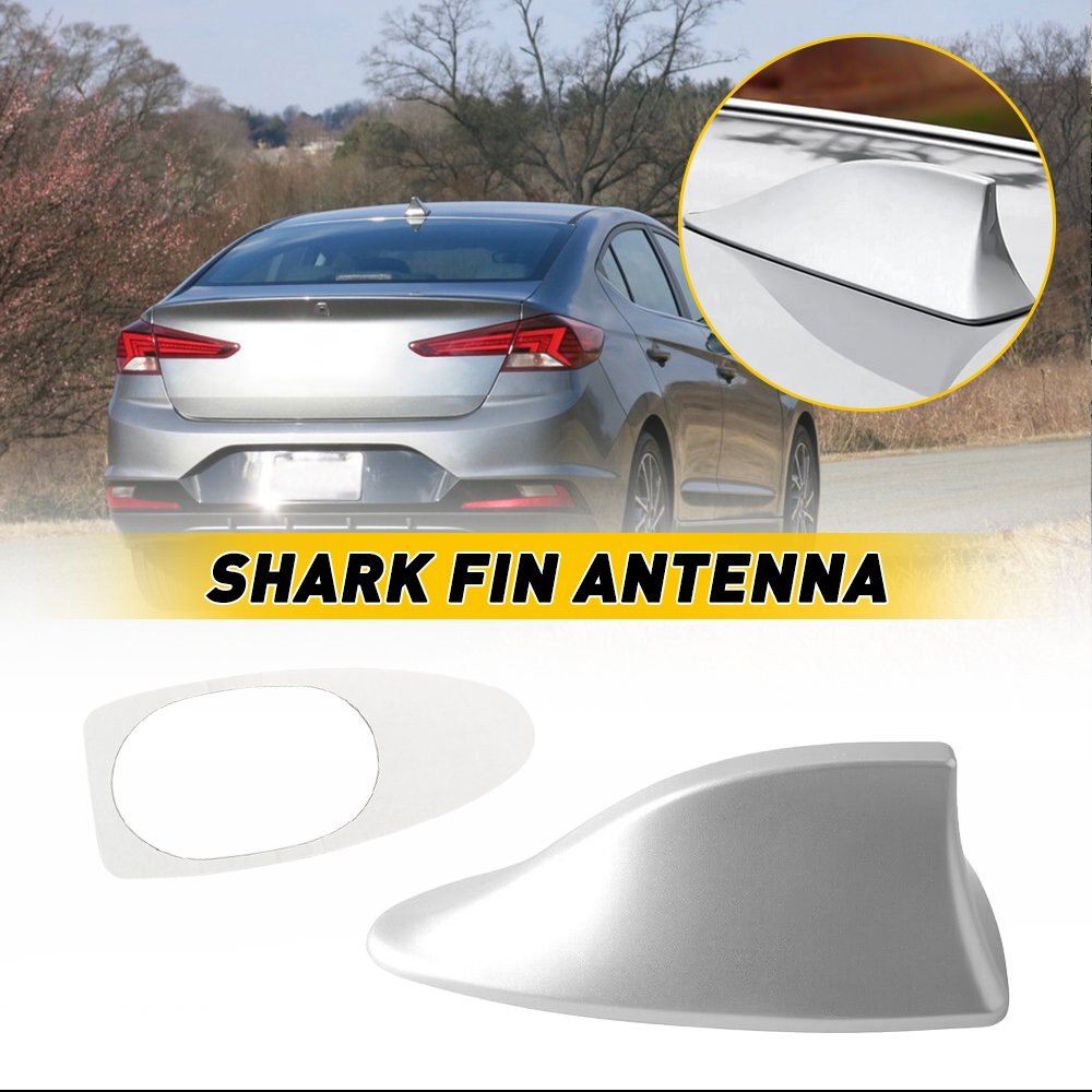 Car Shark Fin Roof Antenna Aerial FM/AM Radio Signal Trim Universal Decor M