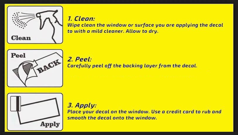 2X Water Only, Vinyl Self Adhesive Waterproof stickers popular