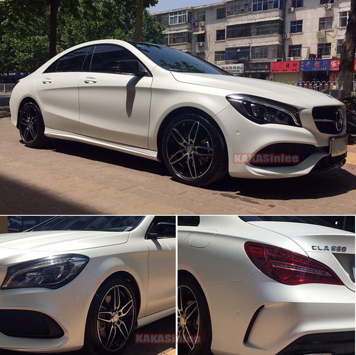 White Air Release – Satin Matte Chrome Whole Car Vinyl Wrap Pearl Sticker HDUS
