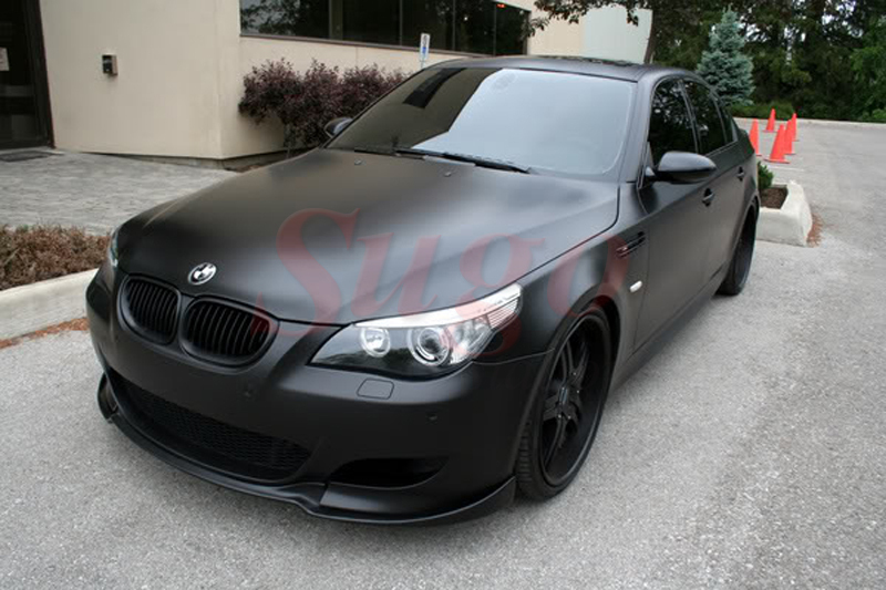 PREMIUM 12″x60″ Matte Flat Black Vinyl Wrap Sticker Decal Paint Protection Film