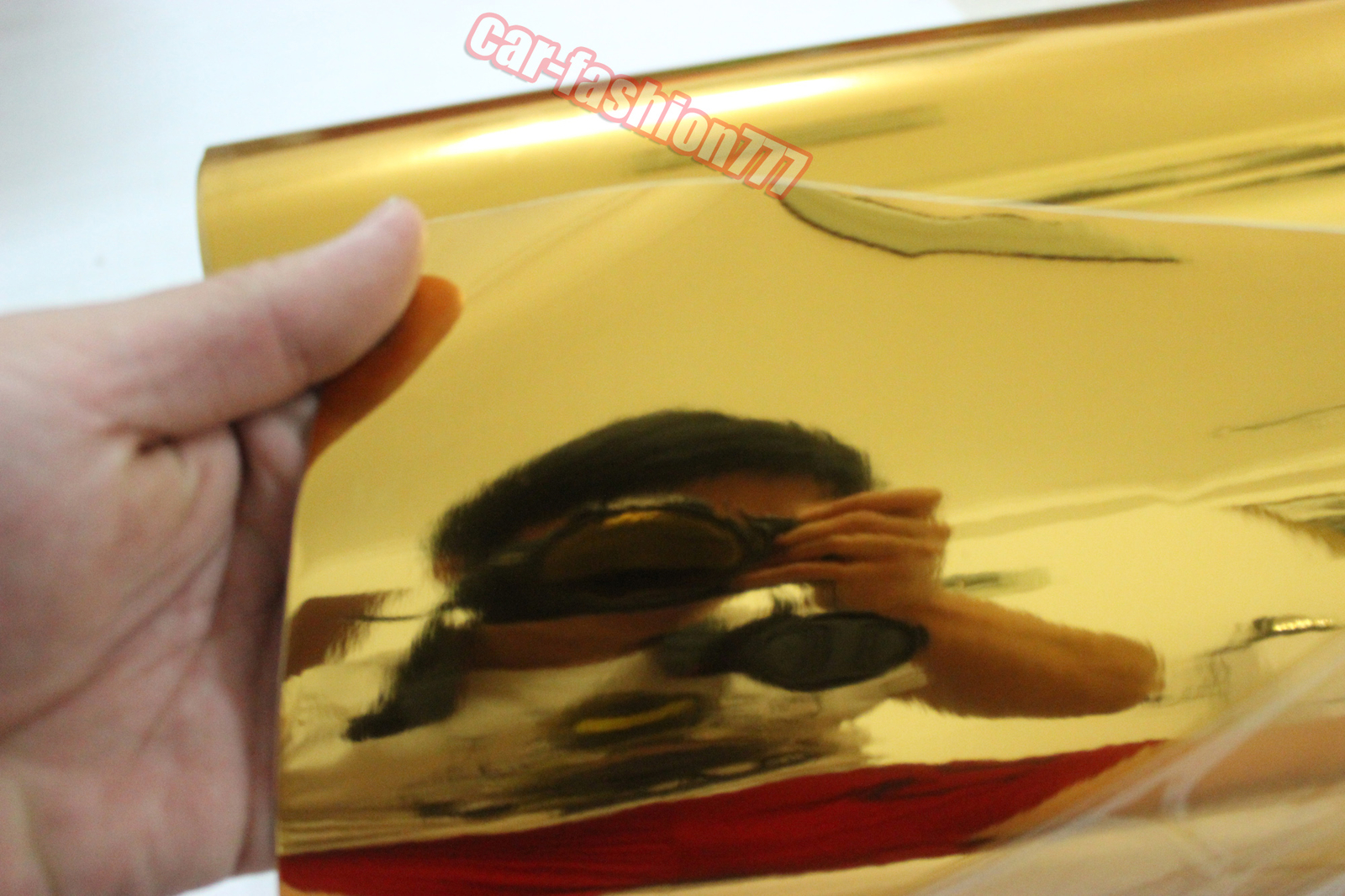 Flexible Smooth Bright Entire Car Wrap Mirror Chrome Vinyl Sticker Film Decal US