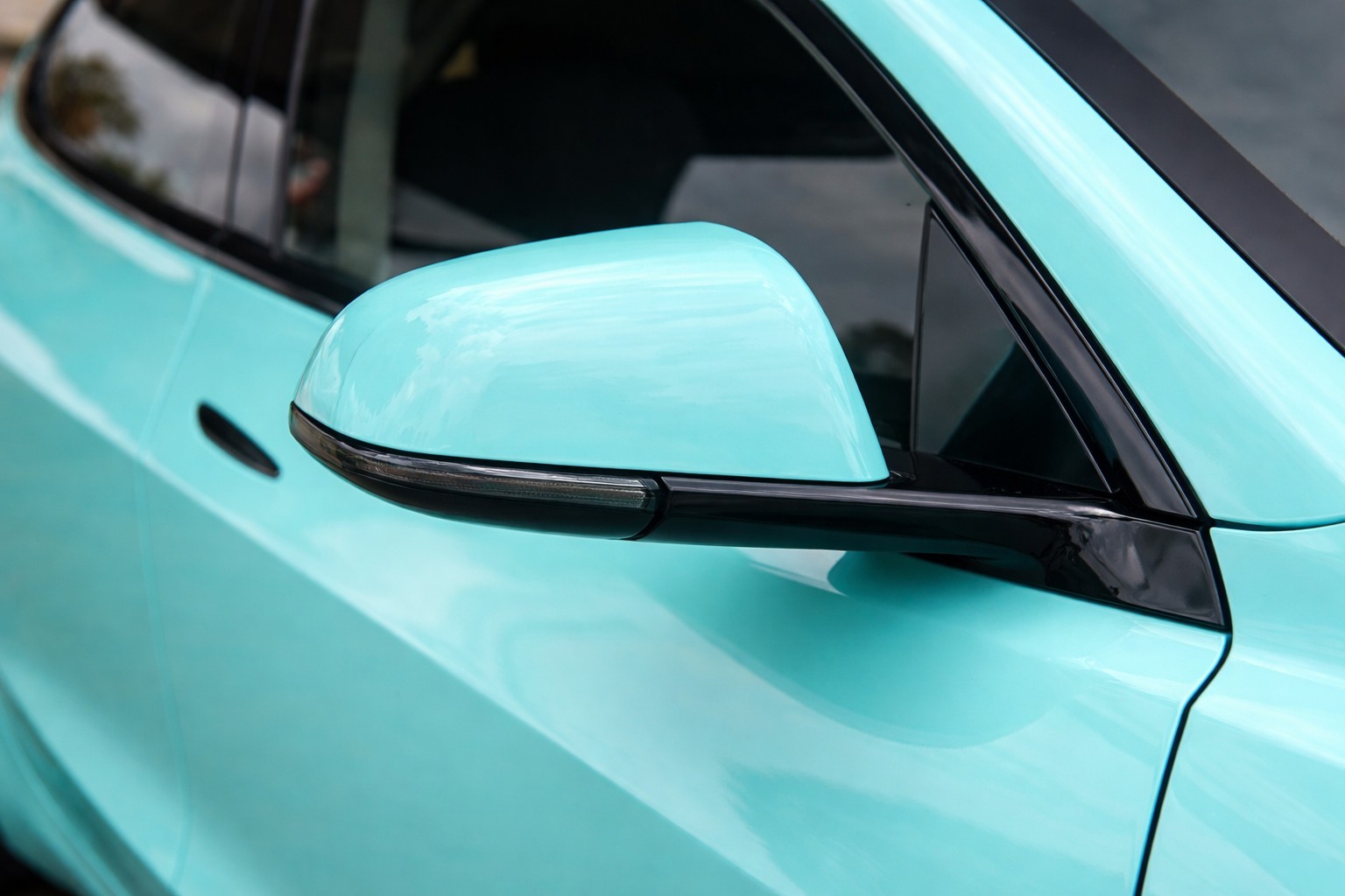 Ultra Gloss PET Liner Tiffany Car Vinyl Wrap Adhesive Film Air Release DIY