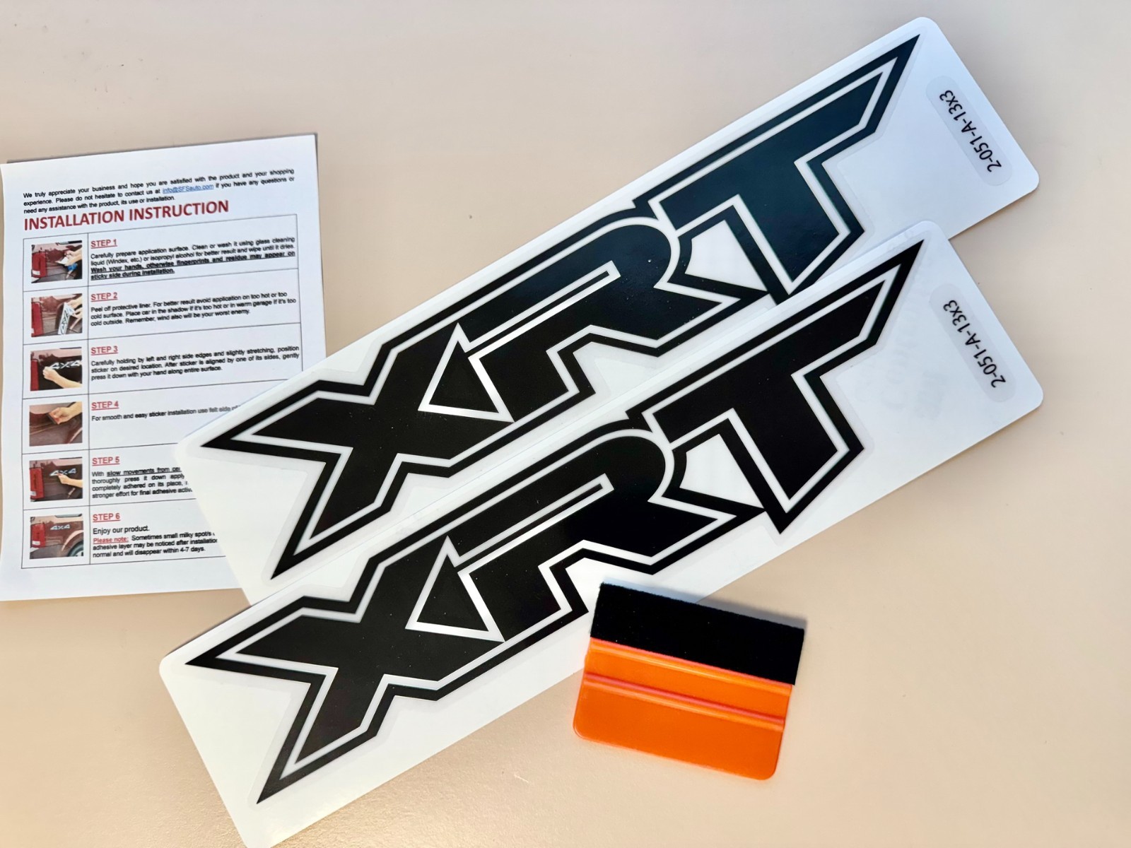 2 x Side Bed Stickers Compatible w/ Santa Cruz XRT Decals Accessory 13 x 3 in