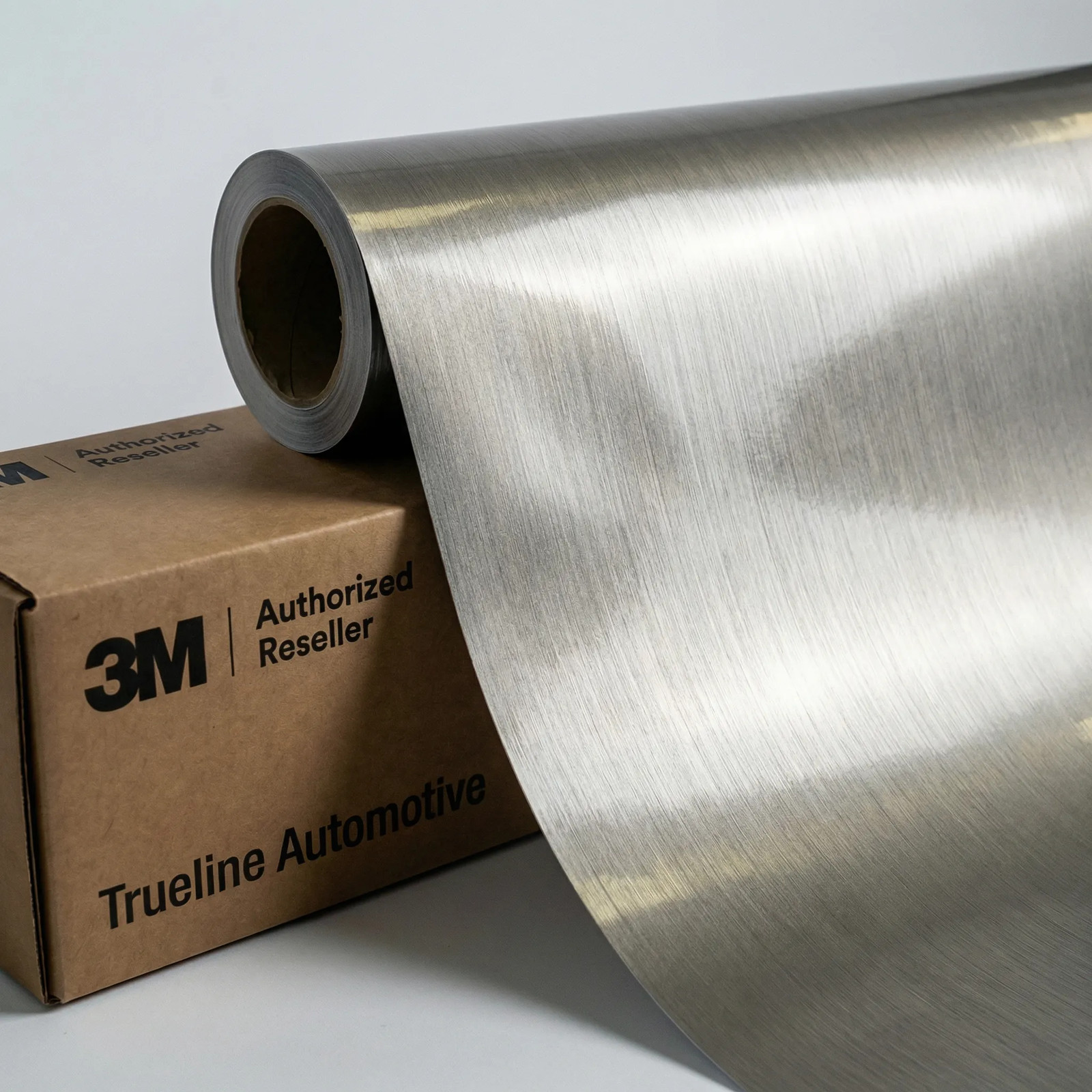 Brushed Titanium – 3M 2080 BR230 Vinyl Wrap Film All Sizes Dual Cast