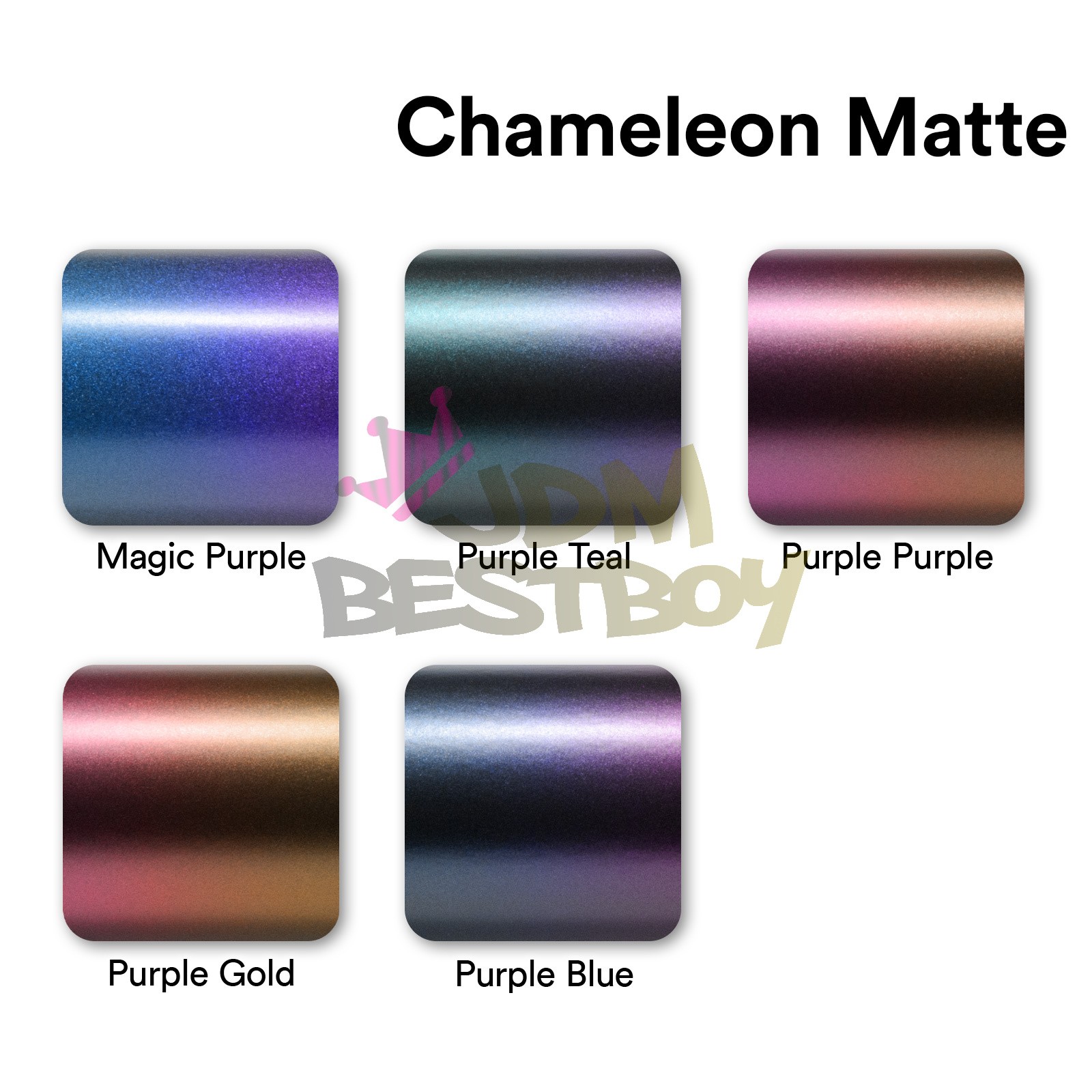 【Chameleon】 Gloss / Matte Metallic Color Change Shift Flow Vinyl Wrap Sheet Film