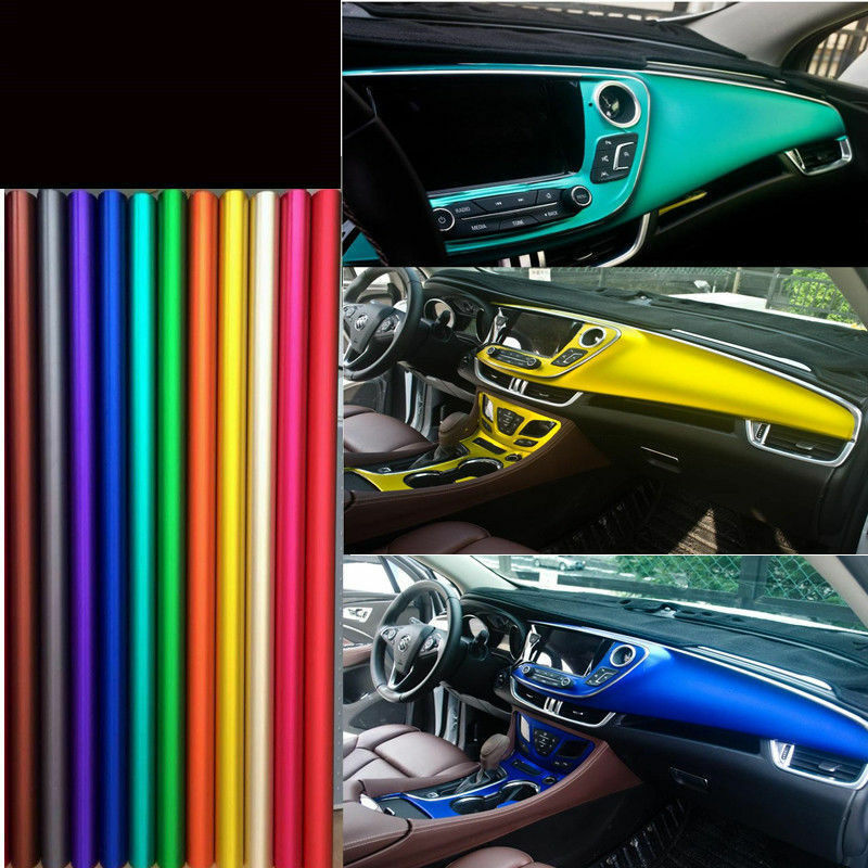 Metallic Matte Satin Chrome Vinyl Film Foil Cover Whole Car Vehicle Bubble Free