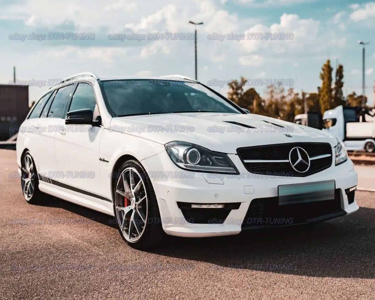 Matte Black Sport Side Stripes For Mercedes C-Class C63 AMG W204 CLS CLA C117 E