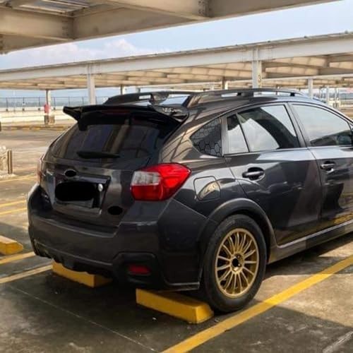2pcs Matte Black Honeycomb Decal Stickers for CrossTrek XV 2012-2017, Rear Windo