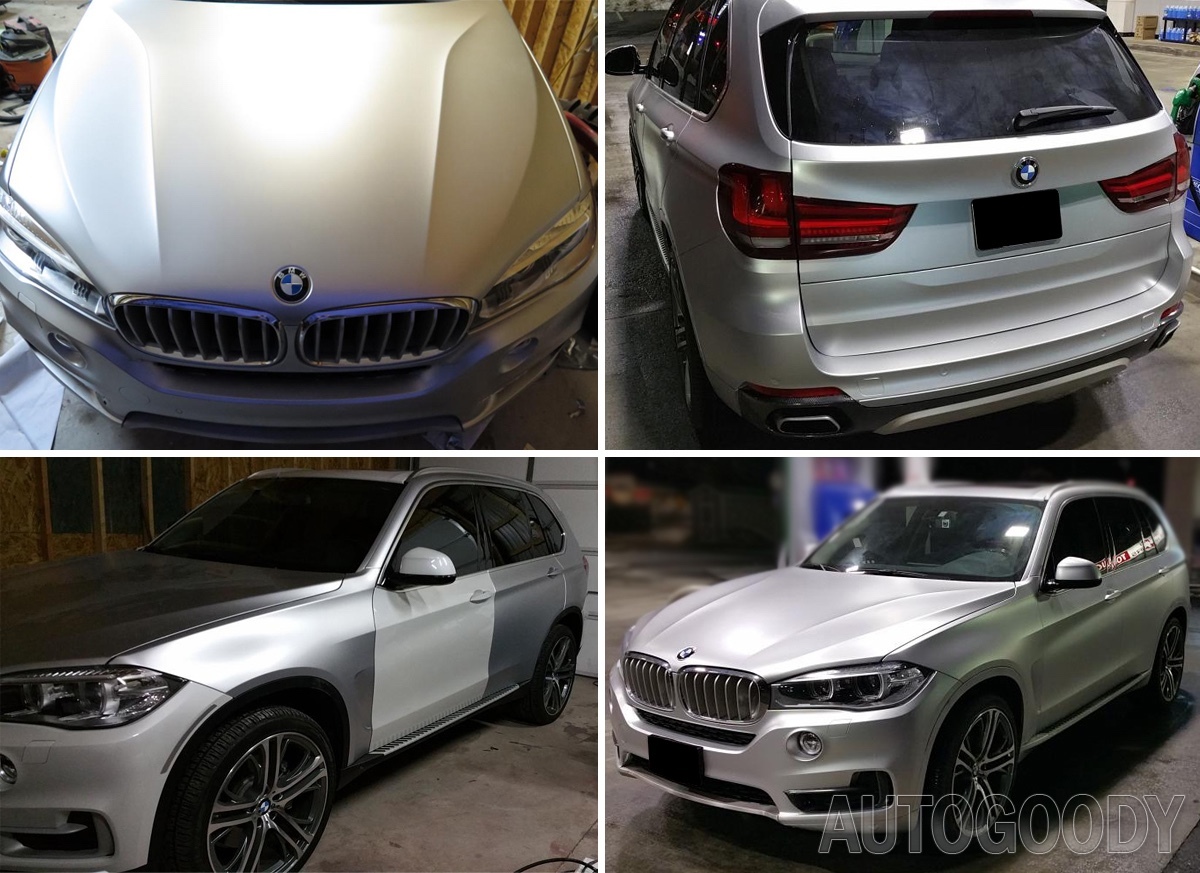 36″ x 60″ Satin Matte Chrome Metallic Silver Vinyl Film Wrap Sticker Bubble Free