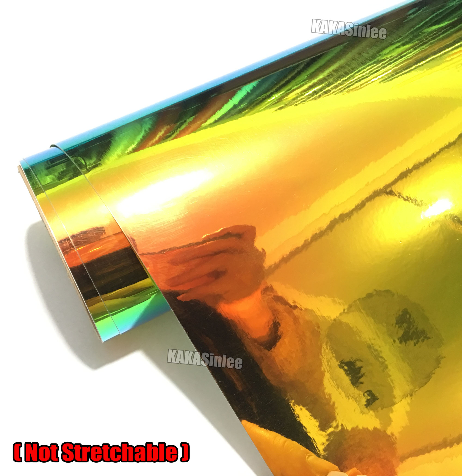 Holographic Car Metal Rainbow Mirror Chameleon Chrome Film Vinyl Wrap Sticker US