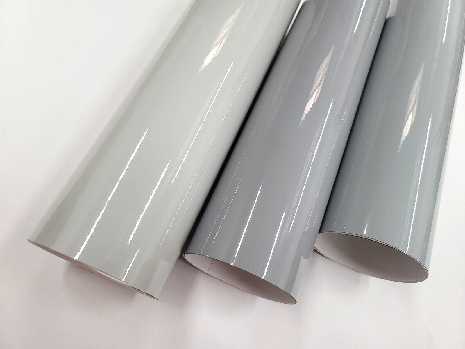 High Gloss Light Nardo Magnetic Gray Grey Vinyl Car Wrap Sticker Decal Film Roll