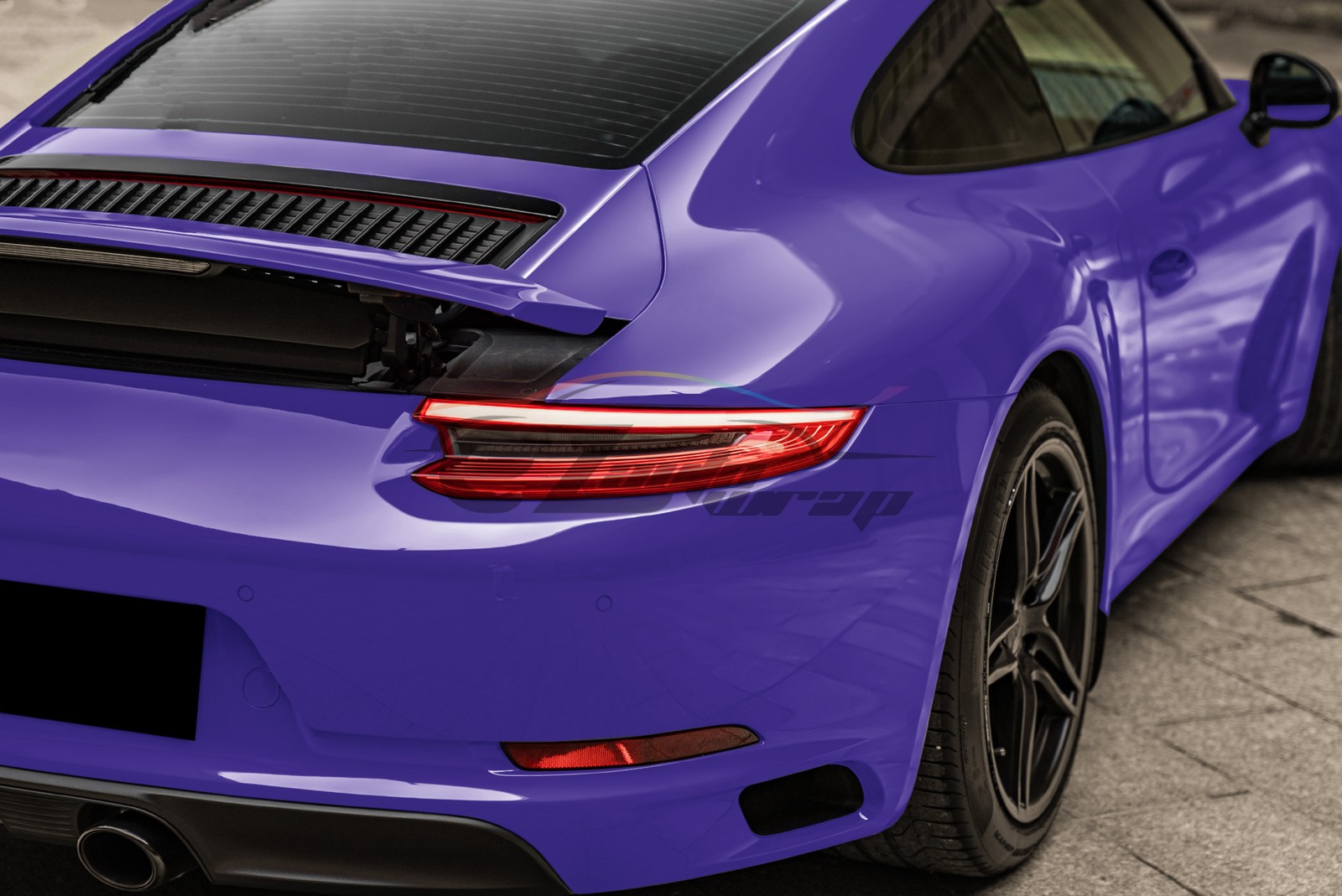 High Gloss Purple Glossy Car Vinyl Wrap Sticker Decal Sheet Film DIY Air Release