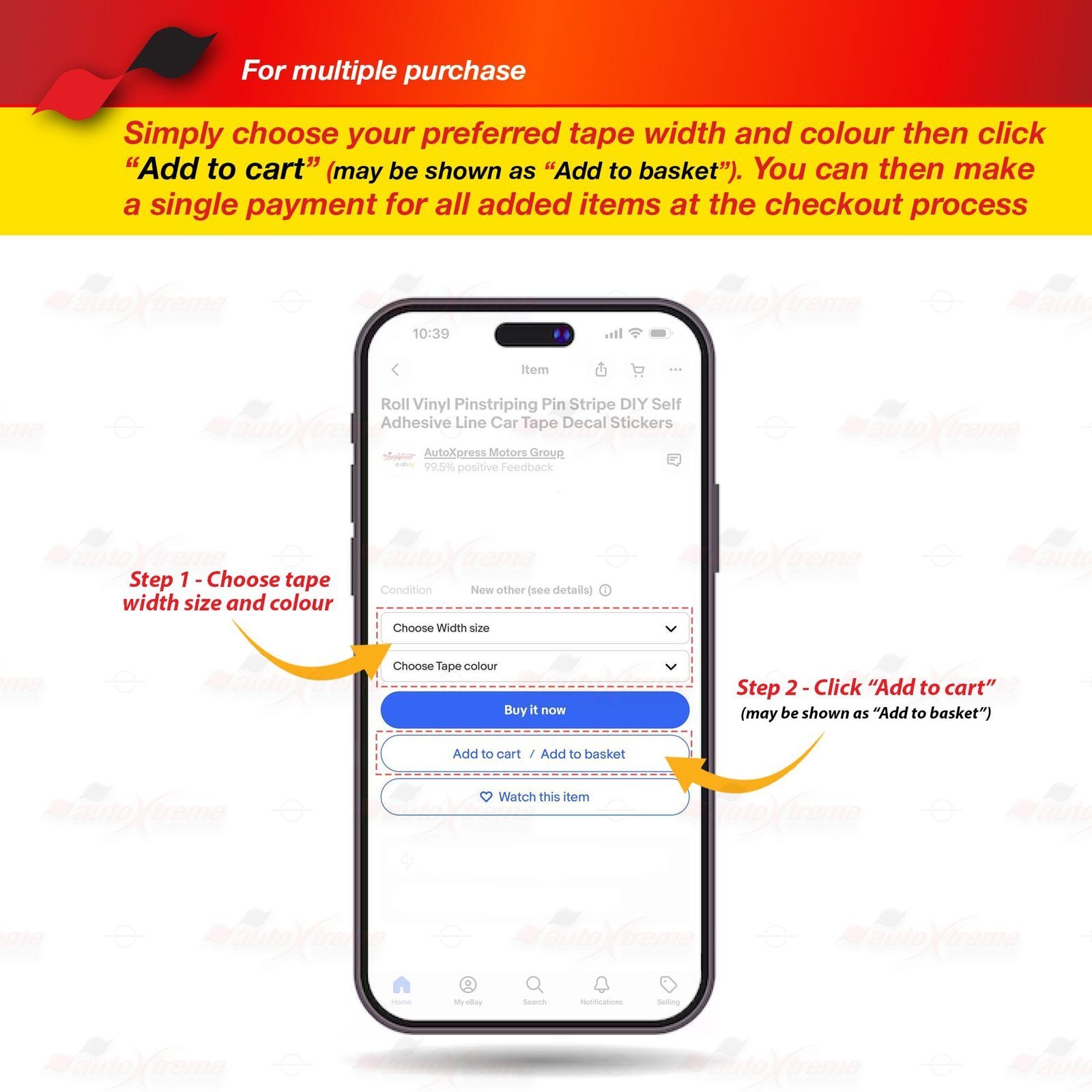 1″ Vinyl Pinstriping Pin Stripe Car Styling Tape Decal Sticker 25mm MATTE GOLD