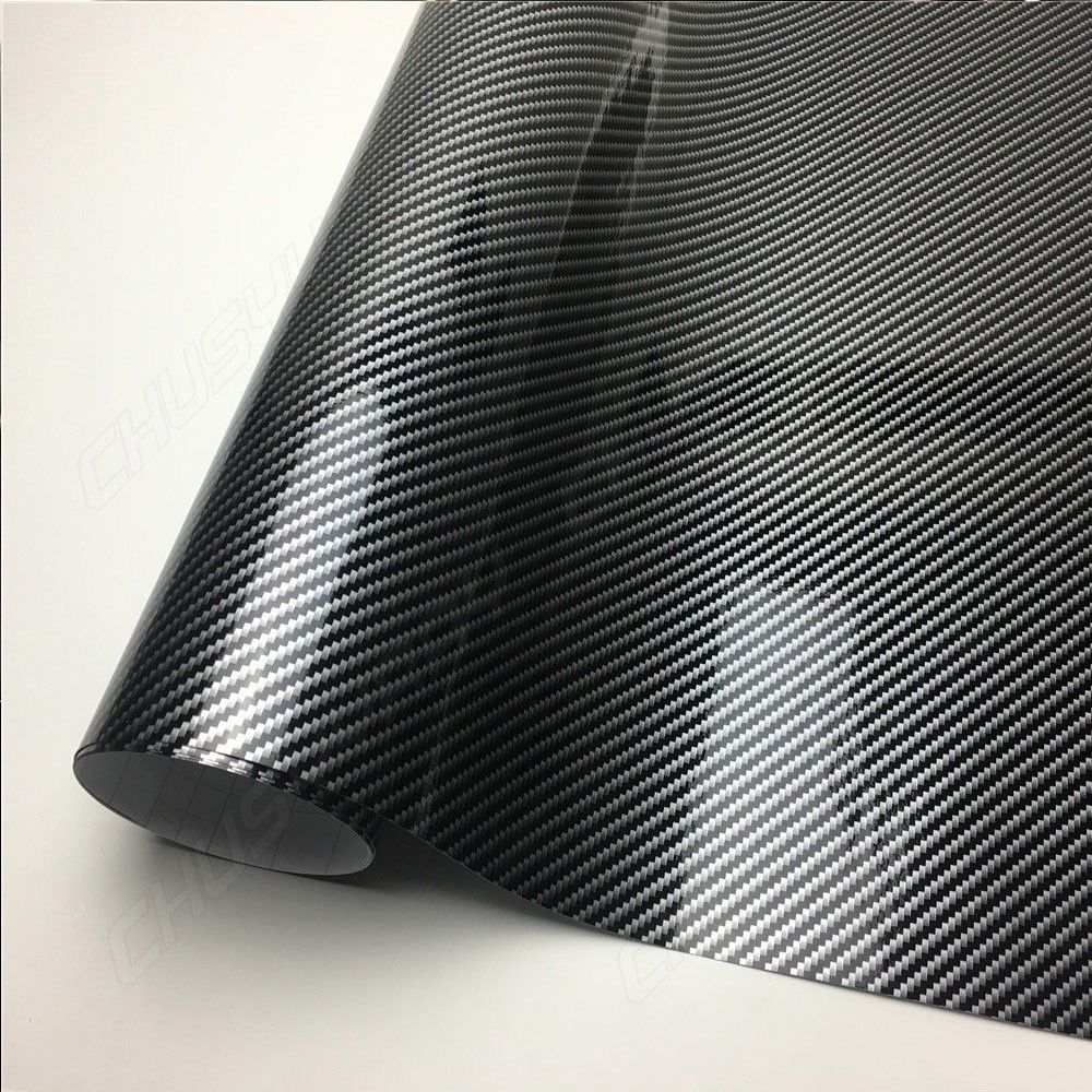 Set of 1: 5D Carbon Fiber Texture Vinyl Film for Auto Interior Trim & Parts Wrap