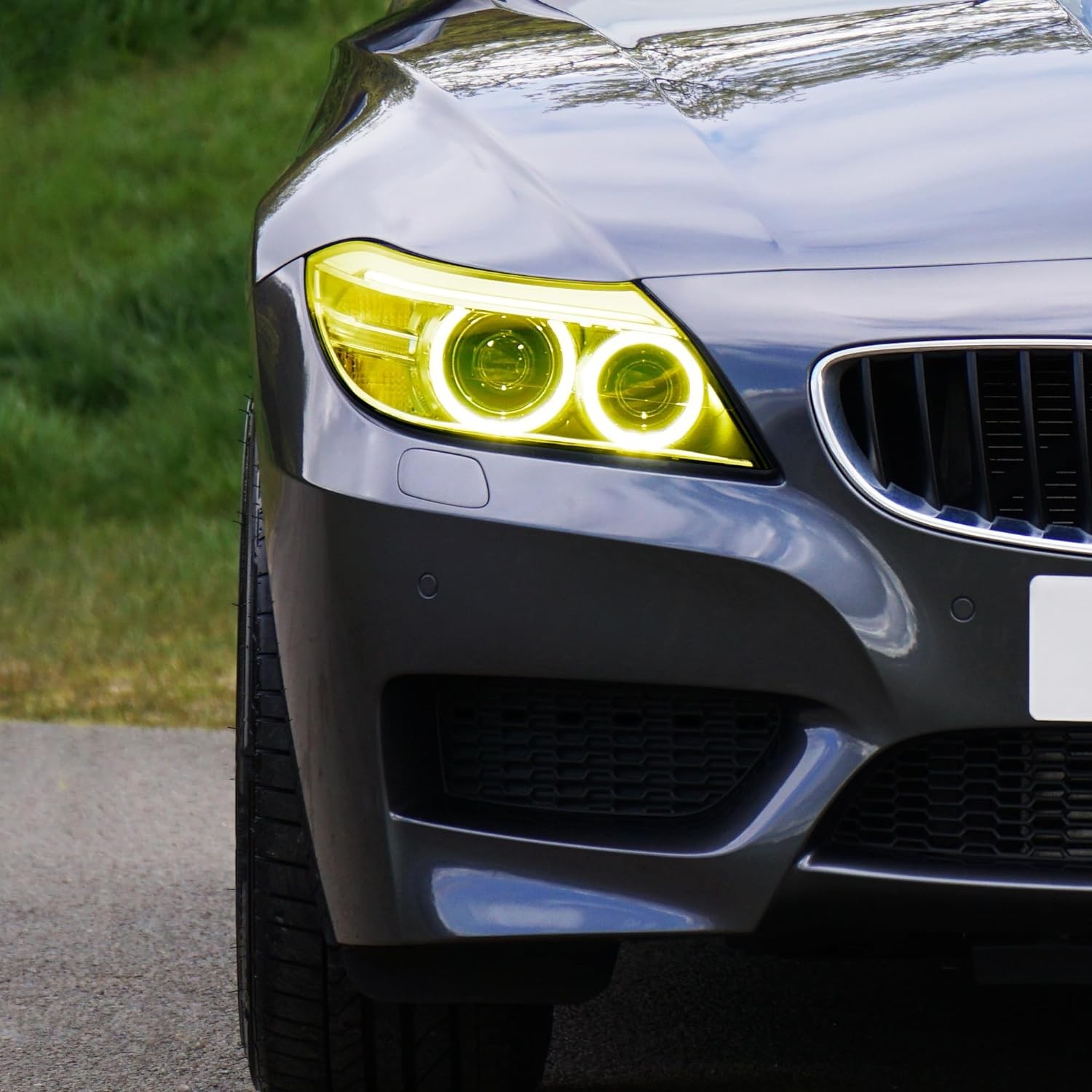 Car Modification Cover Gloss Tint Film Lens Vinyl Wrap For Headlight+taillights