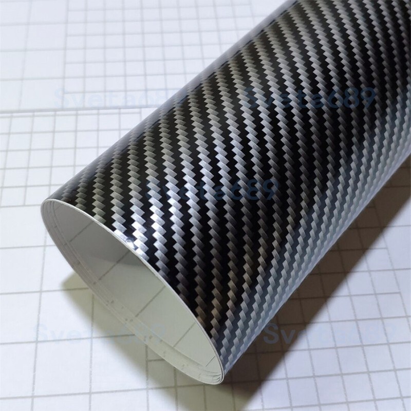 2D 3D 4D 5D Carbon Fiber Vinyl Wrap Sticker CAR Beauty Tape Glossy Texture