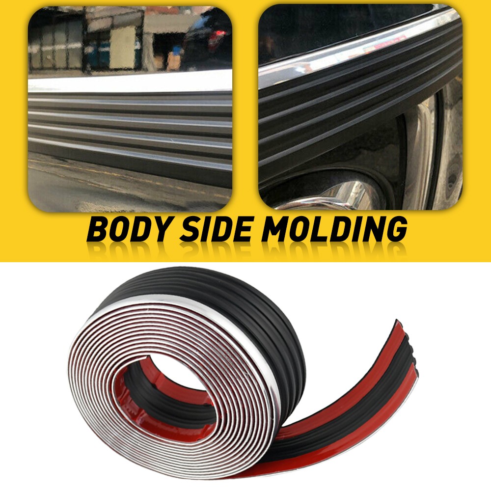 6M Body Side Molding Belt Exterior Protector Roll For Chevy / GMC SUV Truck