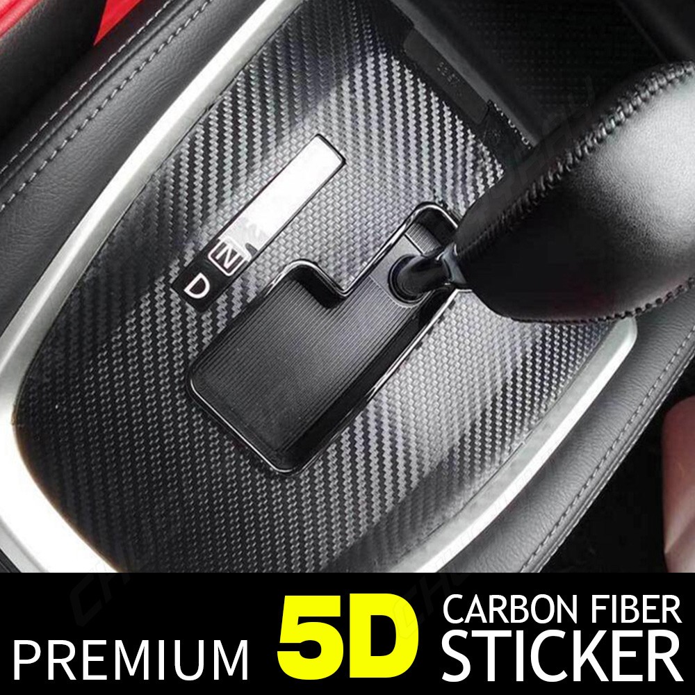 5D Carbon Fiber Texture Matte Black Vinyl Car Wrap Sticker Decal Film Sheet