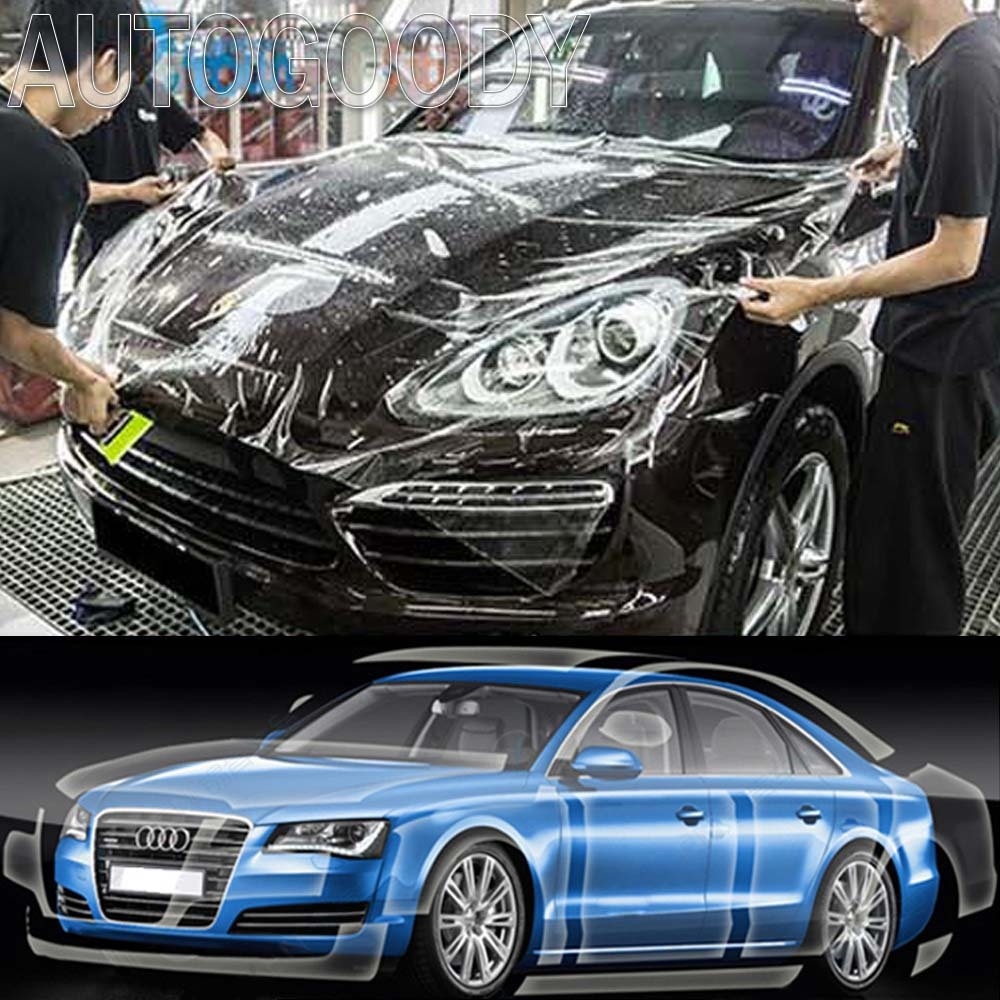 12″x60″ Clear Bra Paint Protection Vinyl Film Wrap Transparent Car Paint Shield
