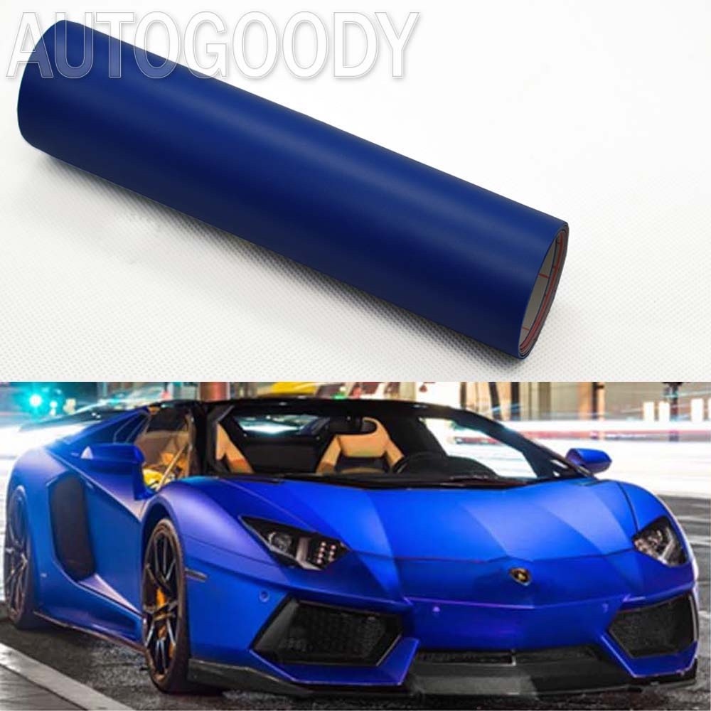 12″ x 60″ Matte Royal Blue Vinyl Film Wrap Sticker Decal Bubble Free Air Release