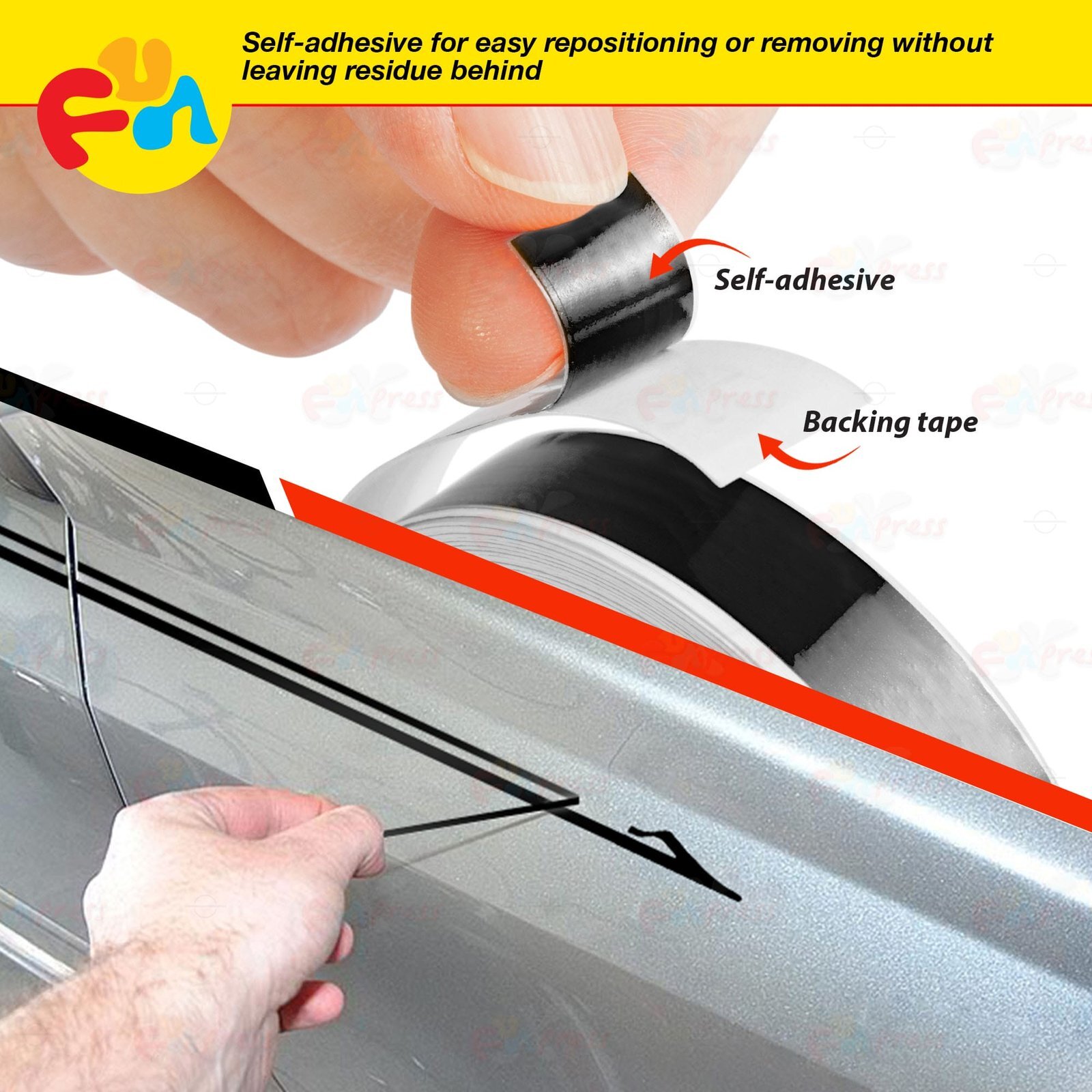 MATTE GOLD 6″ 152mm PIN STRIPE Car Model Streamline TAPE Decal Vinyl Sticker