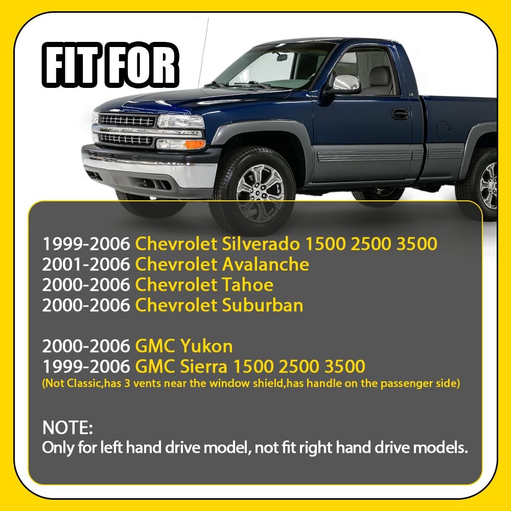 Fit 00-06 Chevy Tahoe Suburban GMC Yukon Dashboard Protector Cover Mat Gray 1-5X
