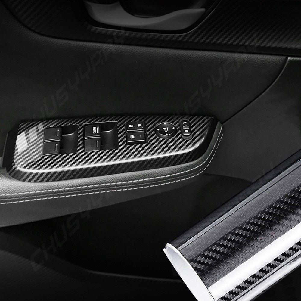 Set of 1: 5D Carbon Fiber Texture Vinyl Film for Auto Interior Trim & Parts Wrap