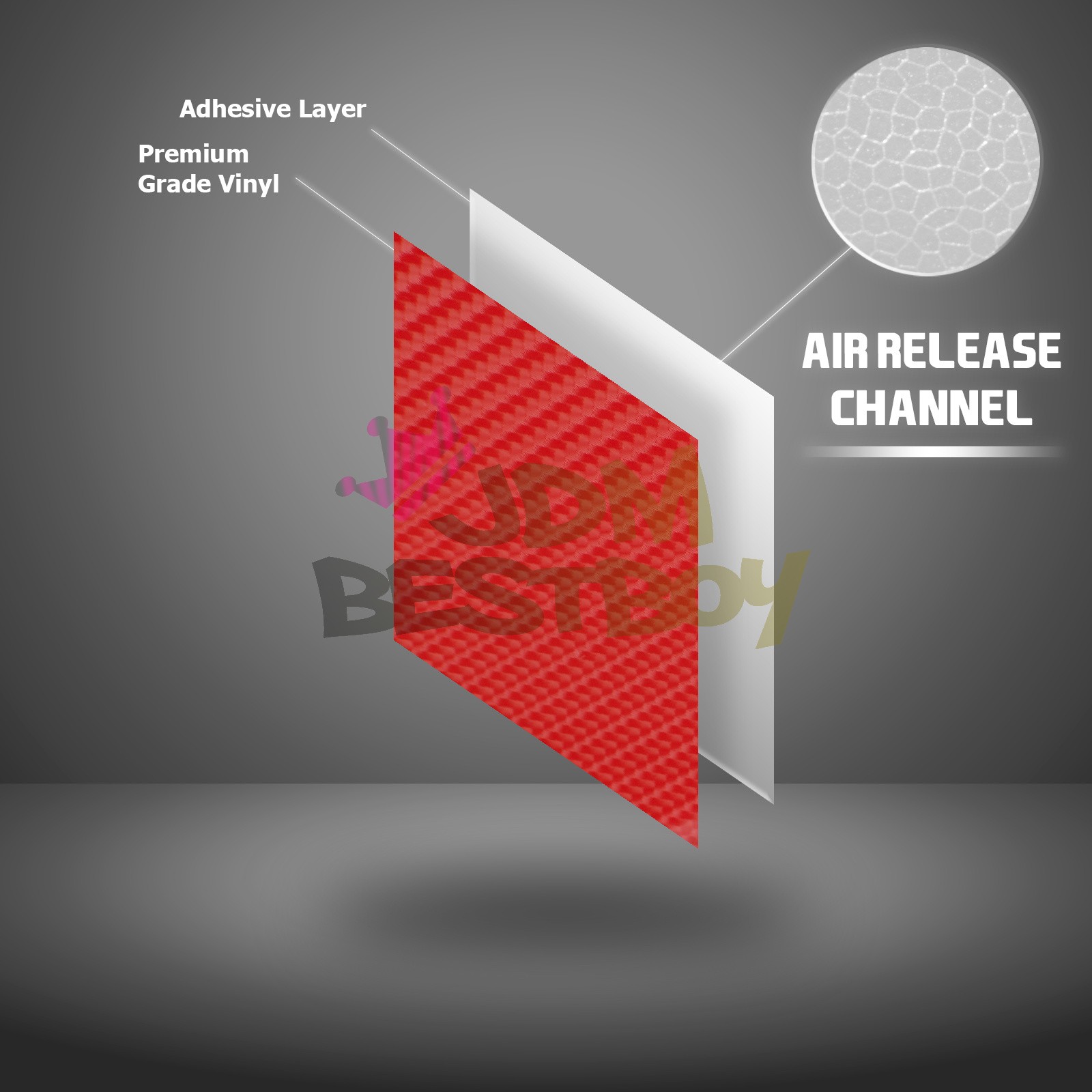 Genuine 3M 2080 Color Gloss Matte Satin Carbon Fiber Vinyl Wrap Film Bubble Free