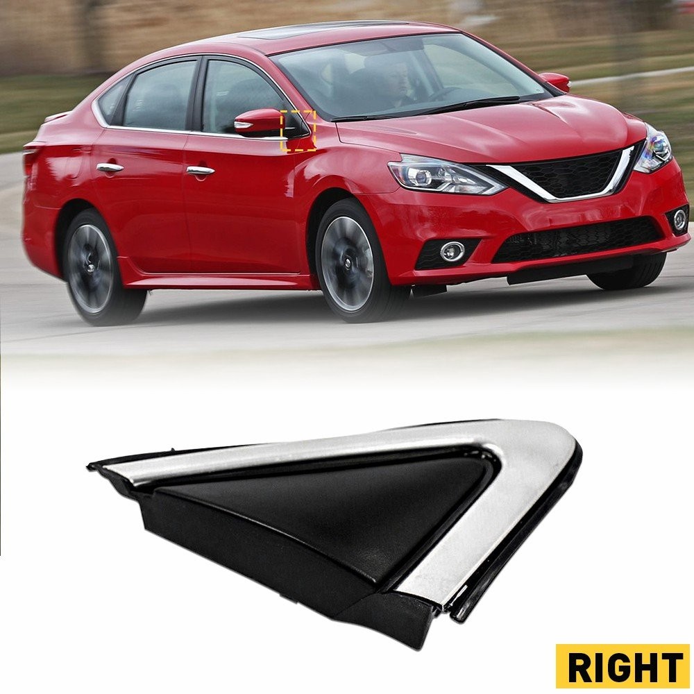 Front Right Side Fender Trim/Mirror Finisher For Nissan Sentra 13-19 9631 D