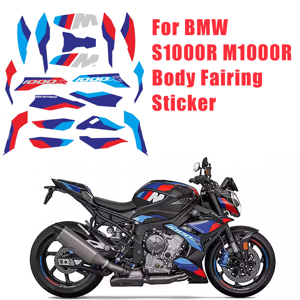 For BMW M1000R S1000R 2021-2023 Body Fairing Sticker Decals Full Set