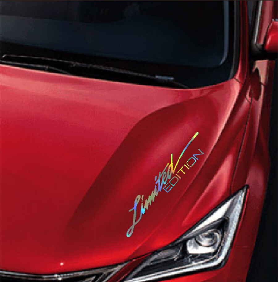 2x LIMITED EDITION Decal Auto Car Window Bumper Body Sticker Laser Graphics