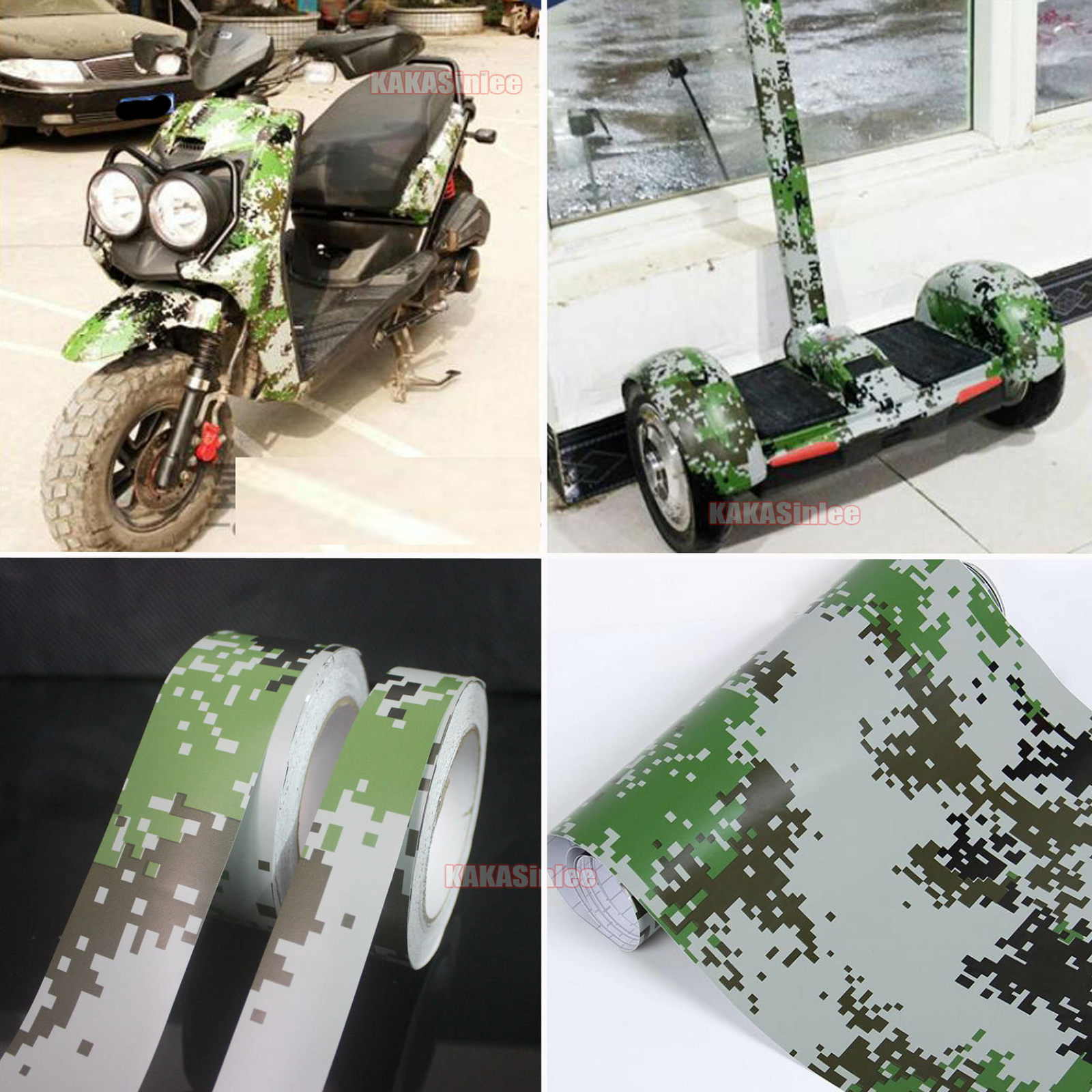 Matte Forest Digital Desert Camouflage Camo Car Vinyl Wrap Sticker – Flexible US