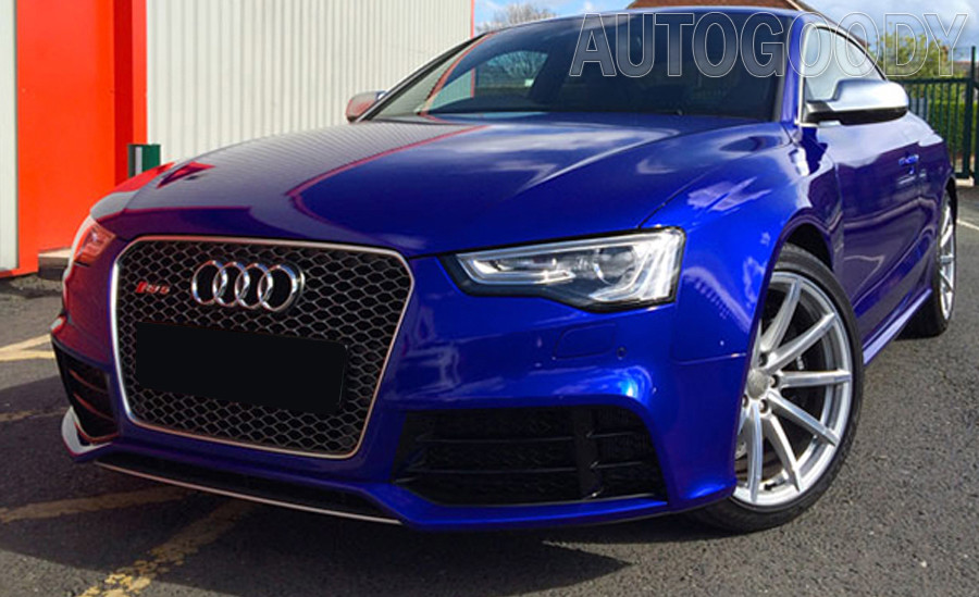 24″ x 60″ Super Gloss Metallic Blue Vinyl Film Wrap Air Bubble Free 2ft x 5ft