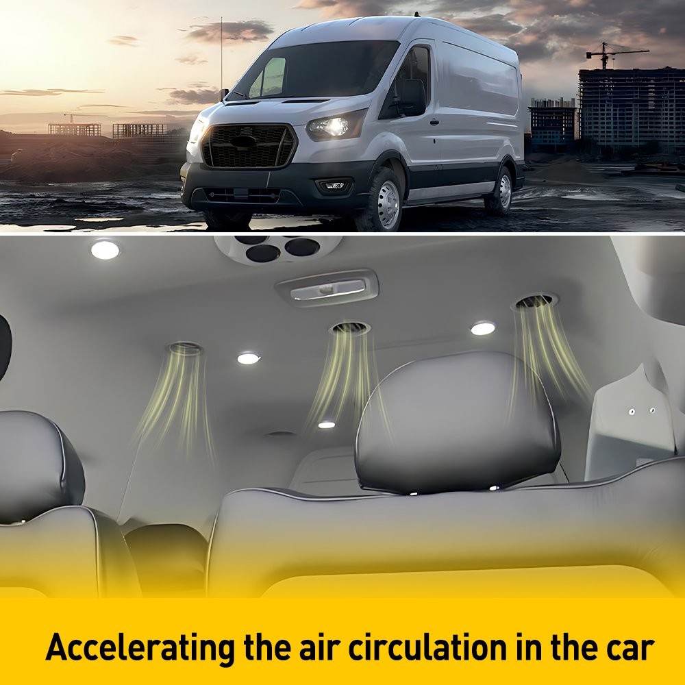 OE YC3Z-19893-AA Roof Air Vent Louvre Grille For 2015-2025 Ford Transit Van 2-6X