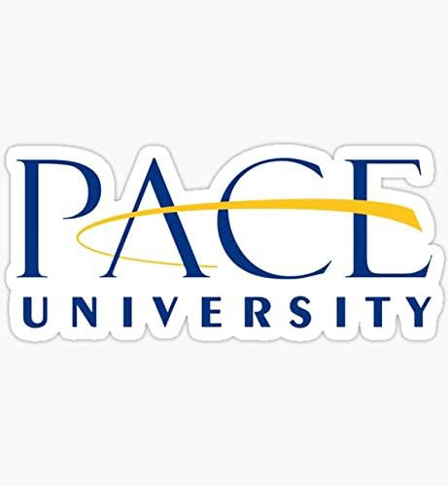 5″ Pace University Vinyl Bumper Sticker