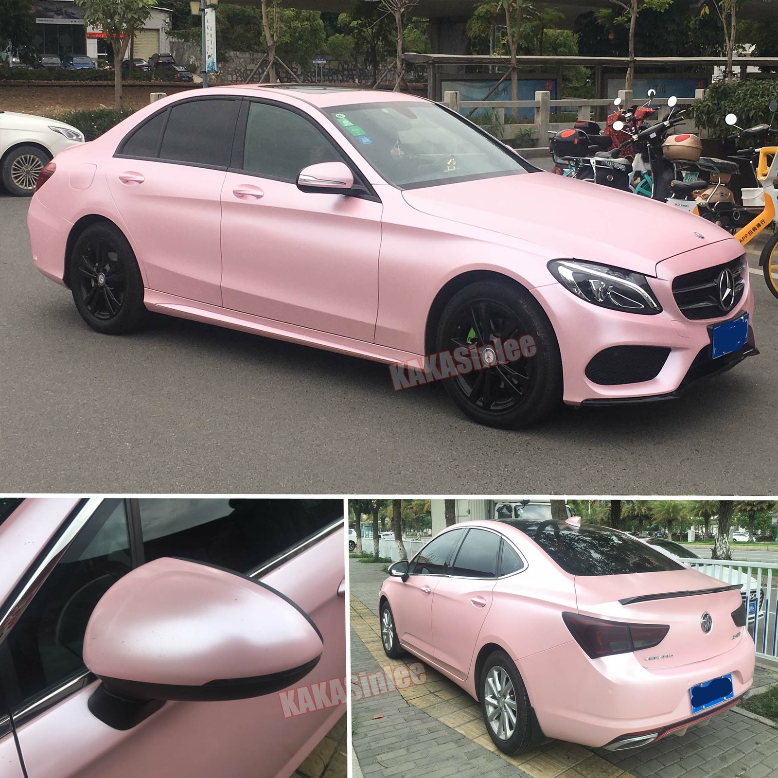 Stretch Pearl Metal Sparkle Satin Chrome Vinyl Wrap Car Truck Sticker Sakura US