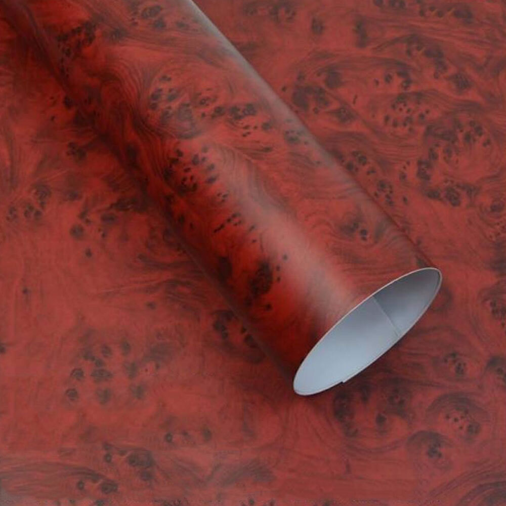 Matte Glossy Wood Grain Textured Vinyl Wrap Sticker Car Home Interior Decor DIY